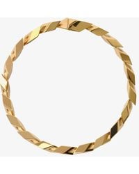 Burberry - Hollow Cuban-Link Bracelet - Lyst
