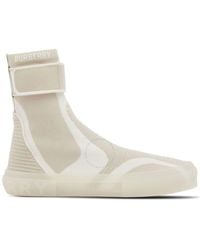 Burberry - Vanilla Knitted Sub High-top Sock Sneakers - Lyst
