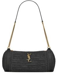 Saint Laurent - Saint Laurent Small Cassandre Cylindric Bag - Lyst