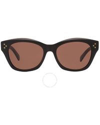 Celine - Brown Cat Eye Sunglasses Cl40217u 01e 55 - Lyst