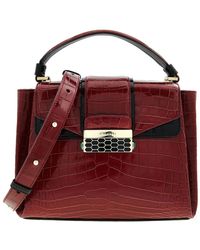 BVLGARI - Serpenti Viper Top Handle Handbag - Lyst