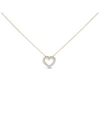 Haus of Brilliance - 14K 1/2 Carat Lab Grown Diamond Heart Shape Pendant Necklace - Lyst