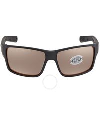 Costa Del Mar - Reefton Pro Copper Silver Mirror Polarized Glass Sunglasses 6s9080 908003 63 - Lyst