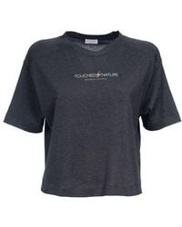 Brunello Cucinelli - Dark Cotton Shirt, Size X-Small - Lyst