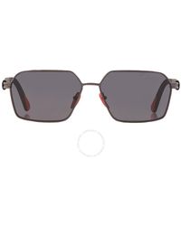Moncler - Montage Smoke Navigator Sunglasses Ml0268 08a 59 - Lyst