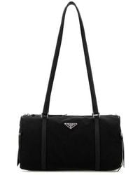 Prada - Re-Nylon Large Shoulder Bag Nero 1 Borse A Mano - Lyst