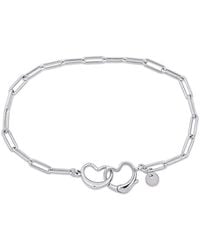 Amour - Paper Clip Link Bracelet - Lyst