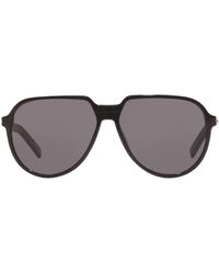 Dior - Essential Dark Grey Pilot Sunglasses Dm40005i 01a 58 - Lyst