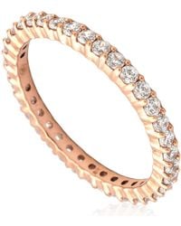 Swarovski - Rose,Tone Matrix Vittore Ring, Size 60 - Lyst