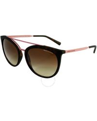 Armani Exchange - Gradient Oval Sunglasses Ax4068s 802913 55 - Lyst