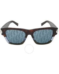 Dior - Mirror Logo Square Sunglasses Blacksuit Xl S2u 92b8 - Lyst
