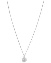 Swarovski - Meteora Pendant Small Rhodium Shiny Crystal - Lyst