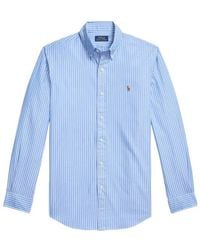 Polo Ralph Lauren - Striped Long-Sleeved Oxford Shirt - Lyst