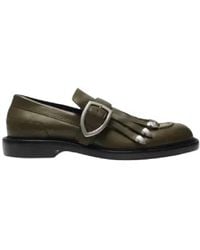 Burberry - Fringe Detailing Leather Loafer - Lyst