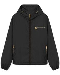 Versace - Nylon Windbreaker Jacket, Brand Size 50 Us - Lyst