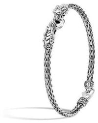 John Hardy - Legends Naga Double Dragon Slim Bracelet - Lyst