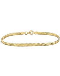 Amour - 3Mm Herringbone Bracelet - Lyst