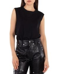 Victoria Beckham - Sleeveless Organic Cotton Top - Lyst