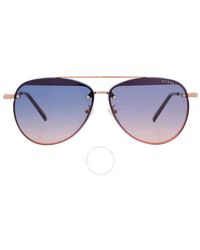 Guess Factory - Blue Gradient Pilot Sunglasses Gf0386 28w 63 - Lyst