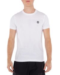 Burberry - Embroidered Logo Crewneck T-Shirt - Lyst