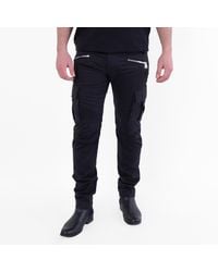 Balmain - B Embossed Cotton Cargo Jean - Lyst