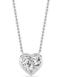 Mure And Co - 2Ctw Heart Shape Lab Grown Diamond (F/Vs Pendant Necklace - Lyst