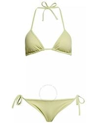 Burberry - Logo Two-Piece Bikini Swimsuit - Lyst