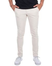 BOSS - Stretch Cotton Slim-Fit Trousers, Brand Size 54 (Waist - Lyst