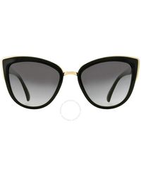 Guess Factory - Smoke Gradient Cat Eye Sunglasses Gf0313 01b 55 - Lyst