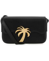 Palm Angels - Leather Palm Beach Bridge Crossbody Bag - Lyst