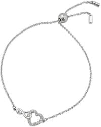 Swarovski - Ladies Infinity Heart Bracelet - Lyst