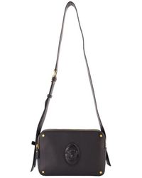 Versace - Medusa-Embossed Calfskin Shoulder Bag - Lyst