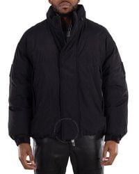 Emporio Armani - Milano Logo Nylon Down Jacket, Brand Size 54 Us - Lyst