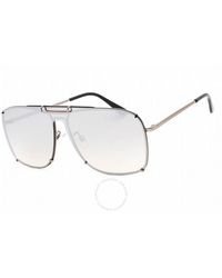Guess Factory - Smoke Mirror Navigator Sunglasses Gf0240 14c 00 - Lyst
