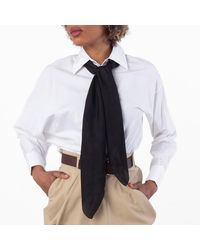 Saint Laurent - Silk Scarf - Lyst