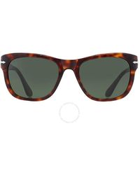 Persol - Green Square Sunglasses Po3313s 24/31 55 - Lyst