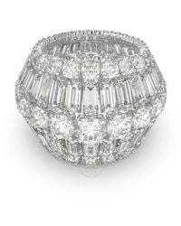 Swarovski - Hyperbola Cocktail Ring, Size 58 - Lyst