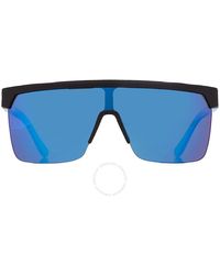 Spy - Flynn 5050 Hd Plus Gray Green With Dark Blue Spectra Mirror Shield Sunglasses 6700000000083 - Lyst