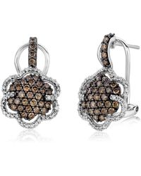 Le Vian - Grand Sample Sale Earrings Chocolate Diamonds, Vanilla Diamonds Set In 14k Vanilla Gold  1 - Lyst