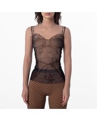 Balenciaga - Trompe L'Oeil Lingerie Top - Lyst