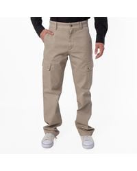 Burberry - Straight-Leg Cotton Cargo Trousers, Brand Size 46 Waist - Lyst