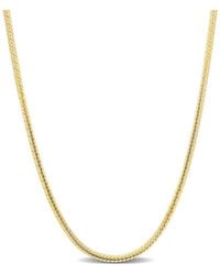 Amour - 2Mm Herringbone Chain Necklace - Lyst