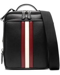 Bally - Mythos Stripe Leather Crossbody Bag - Lyst