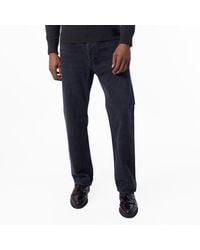 Saint Laurent - Denim Loose-Fit Jeans, Waist - Lyst