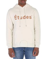Etudes Studio - Chalk Logo-Print Organic-Cotton Hoodie - Lyst
