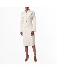 Bally - Long-Sleeved Shirt Dress, Brand Size 38 Us - Lyst