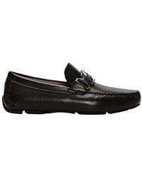 Ferragamo - Salvatore Leather Ornament Driver Loafers - Lyst