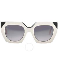 Bertha - White Cat Eye Sunglasses - Lyst