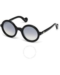 Moncler - Smoke Pilot Sunglasses Ml0005 01b 50 - Lyst