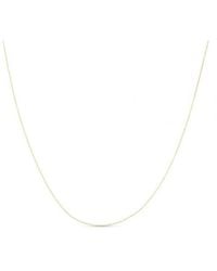 Tresorra - 14K Extendable Classic Cable Chain Necklace - Lyst